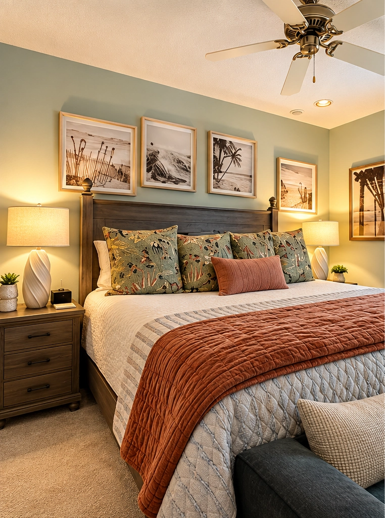 Sea Dreams Destin Master Bedroom dresser and TV